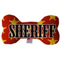 Mirage Pet Products Sheriff Fluffy Bone Dog Toy 10 in. 1388-TYBN10
